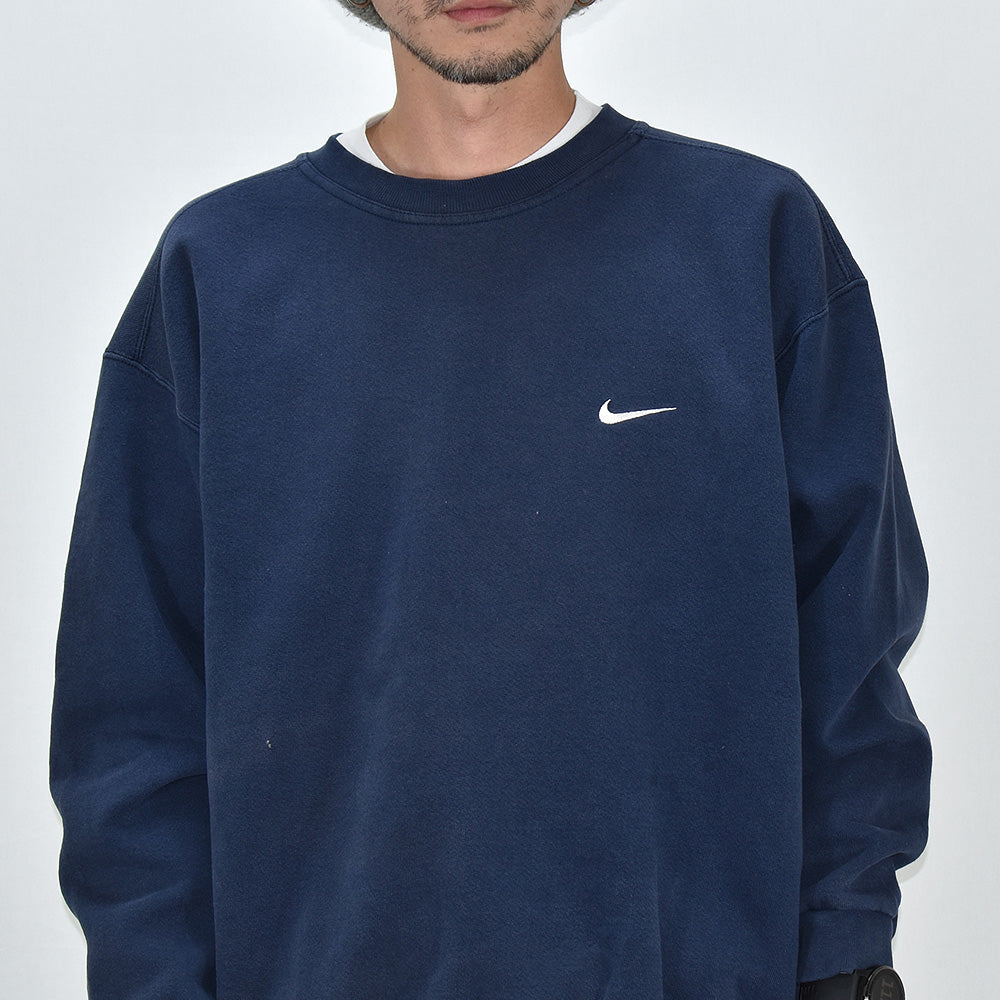 90’s NIKE small swoosh ロゴ刺繍 スウェット 220501H