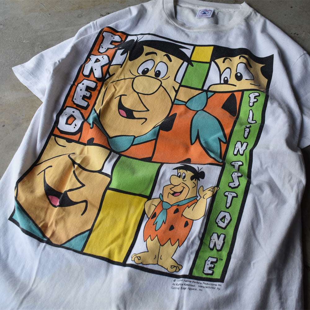 90’s The Flintstones/原始家族フリントストーン “FRED” Tee USA製 220822