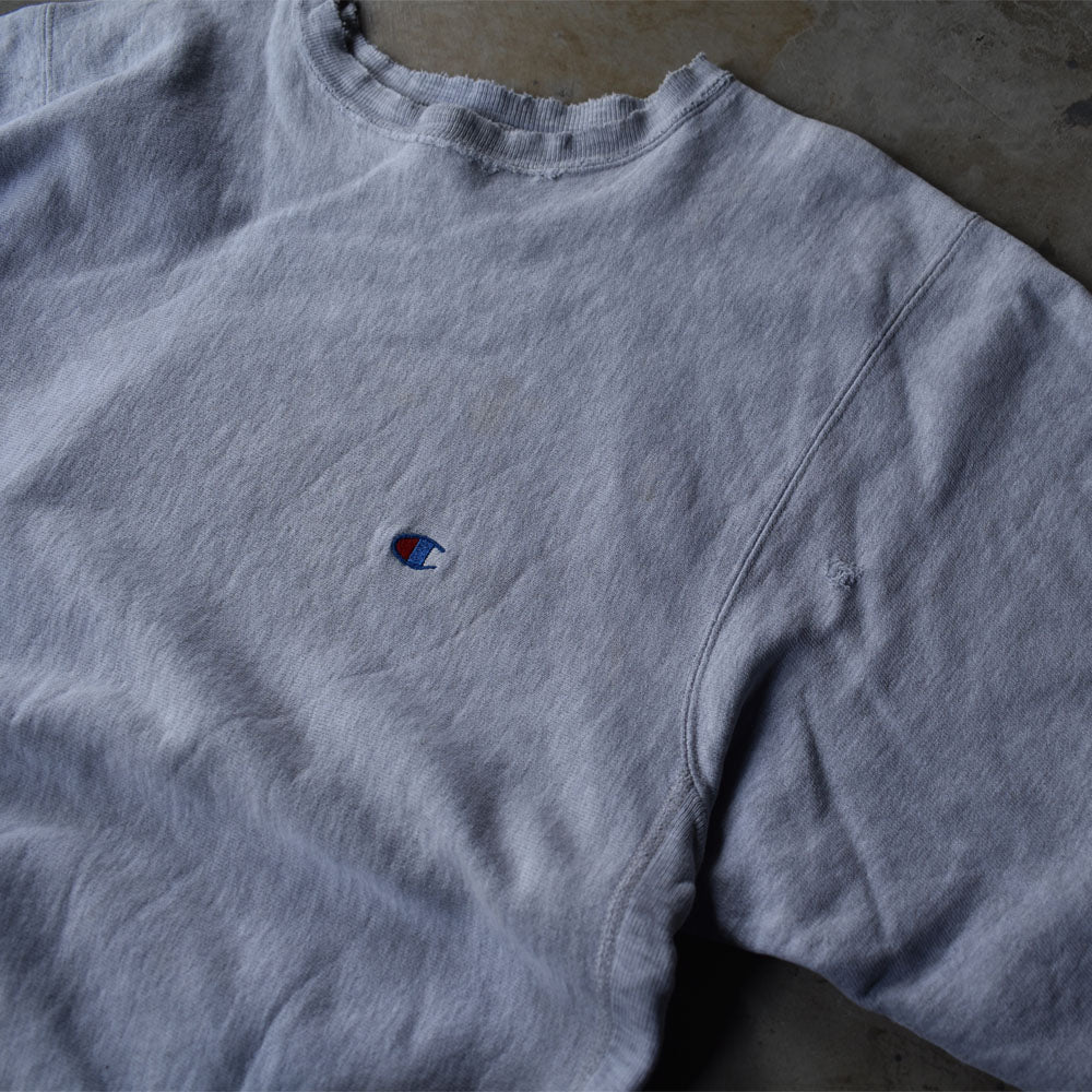 90's Champion/チャンピオン 無地 GRY RWスウェット USA製 221203H