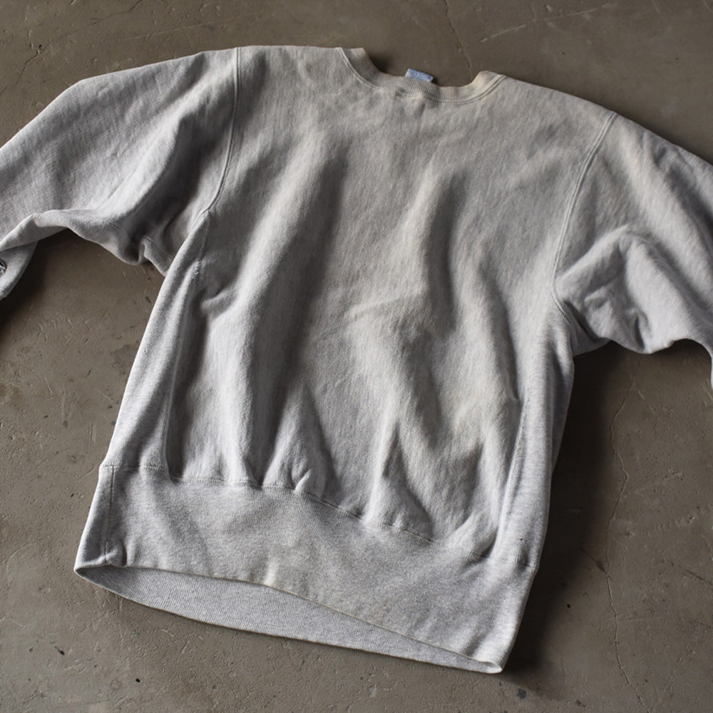 90's Champion/チャンピオン "Boston College" 2段プリント RWスウェット 230403