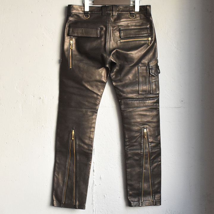 blackmeans レザージップパンツ 945-75GP06-5/945-77GP06-5