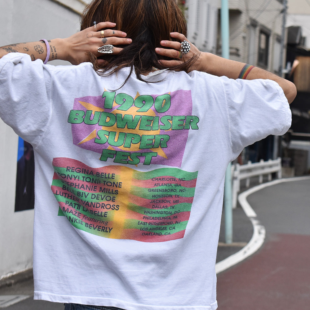 90's "BUDWEISER SUPER FEST" Tee 230328H