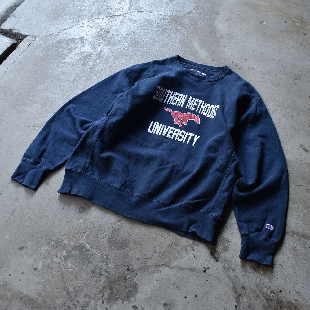 Y2K Champion/チャンピオン “SOUTHERN METHODIST UNIVERSITY” RWスウェット 230317