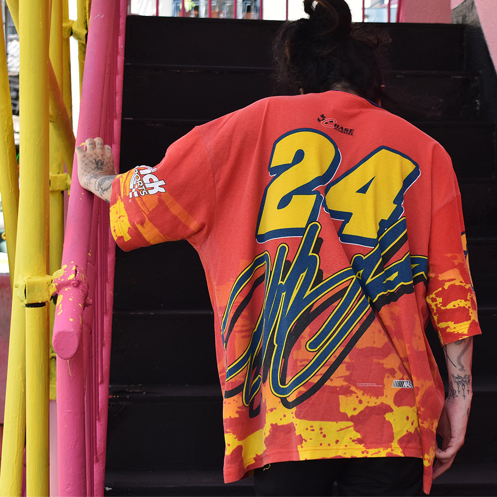 Y2K Chase Authentics Racing AOP!Tee USA製 220804H