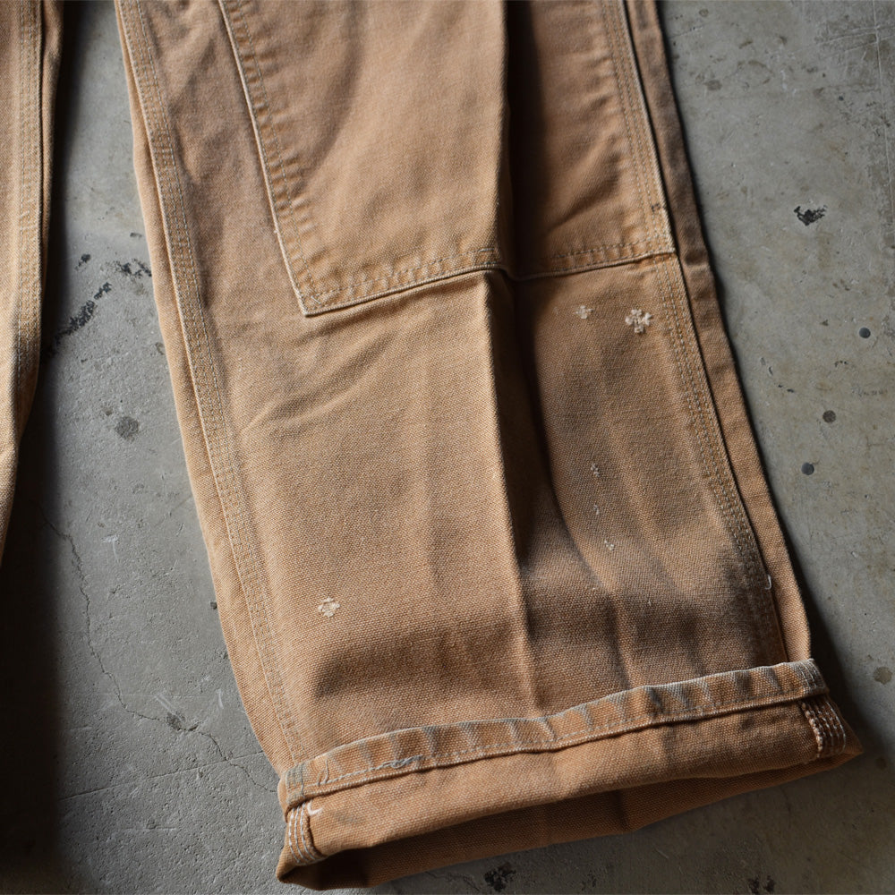 90's Carhartt/カーハート ダブルニー ブラウンダックパンツ USA製 221109 S1446