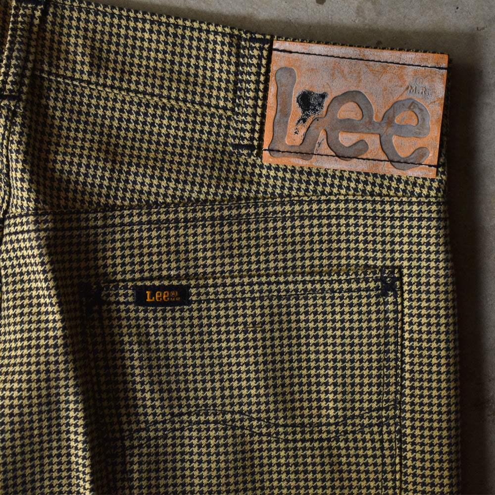 70's デッドストック! Lee/リー 200 ブーツカット フレア チェックパンツ USA製 220917