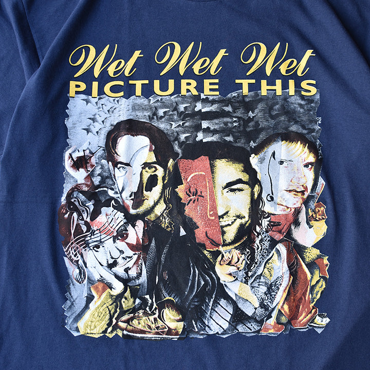 90's　Wet Wet Wet/ウェット・ウェット・ウェット　"Picture This"ワールドツアー Tシャツ　コピーライト入り　210721