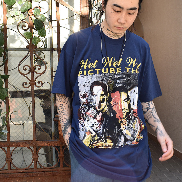 90's Wet Wet Wet "Picture This" ワールドツアー ロック Tシャツ 210721H