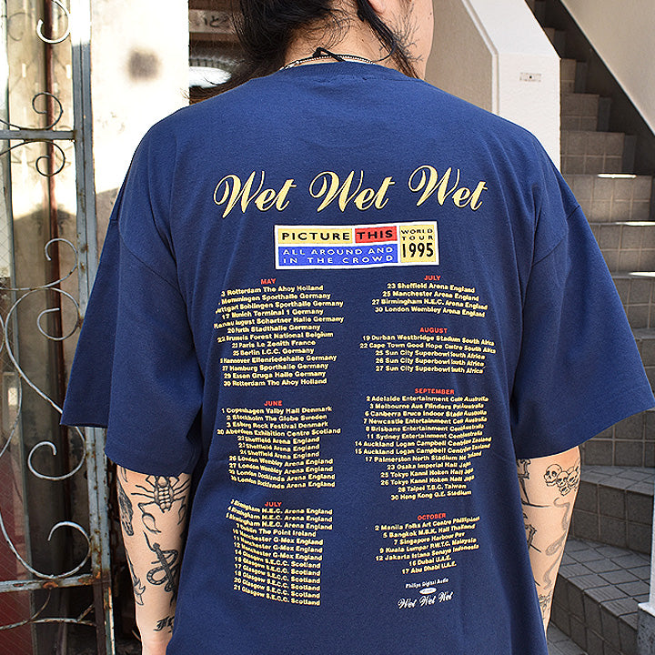 90's Wet Wet Wet "Picture This" ワールドツアー ロック Tシャツ 210721H