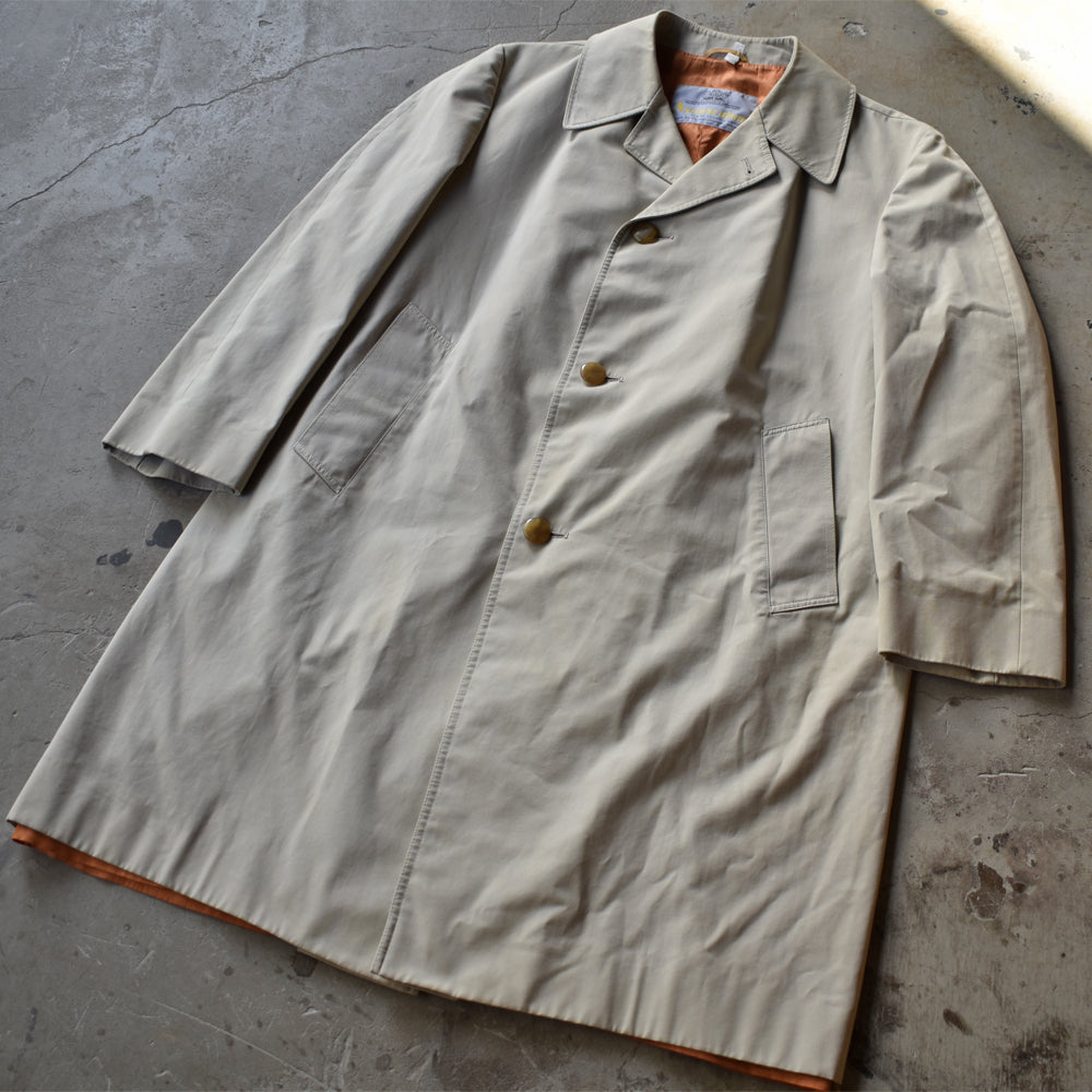 70s Aquascutum（アクアスキュータム）ステンカラーコート/L/