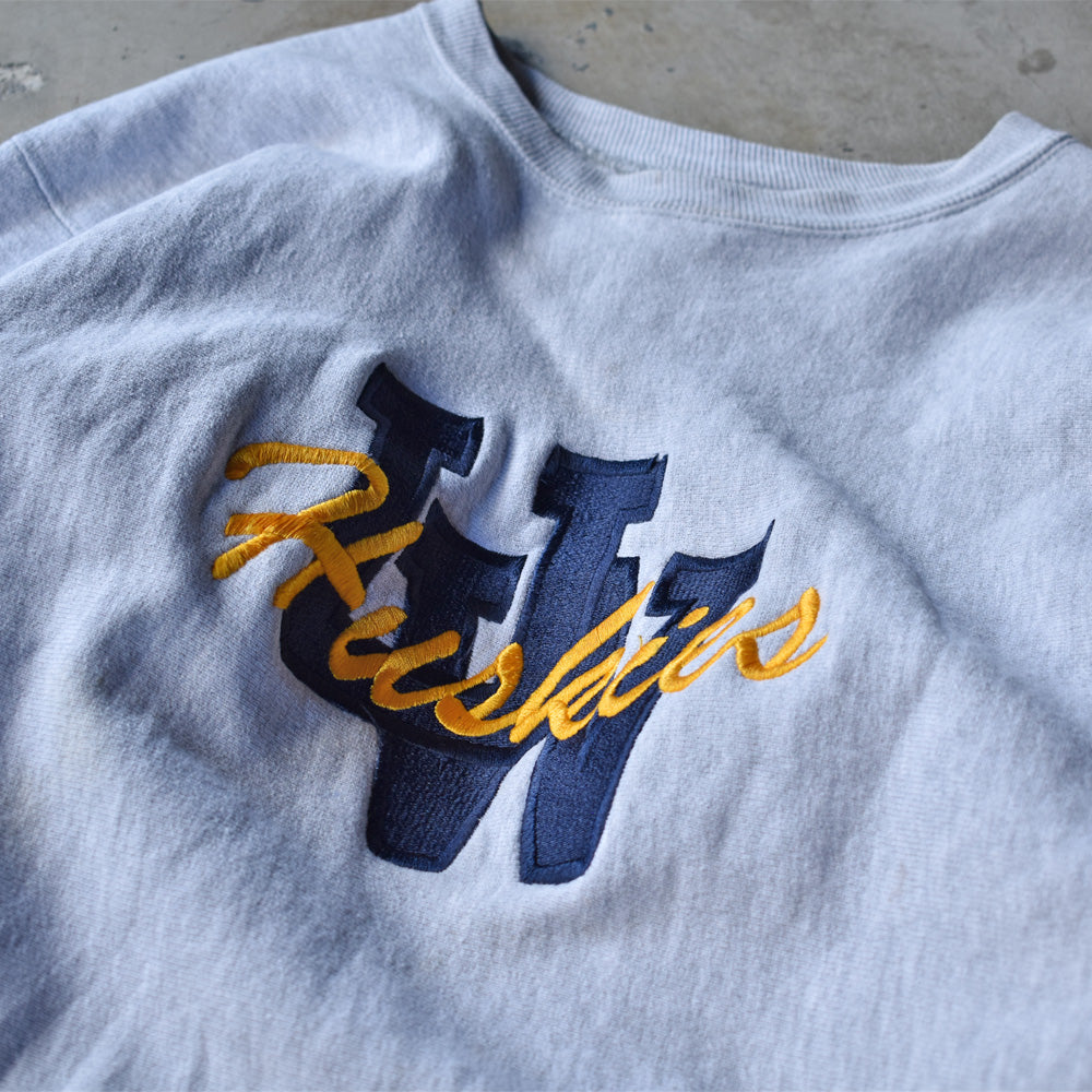 90's Champion 刺繍 RWスウェット USA製 230120