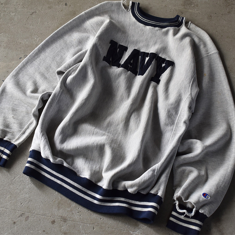 90's Champion “U.S.NAVY” リバースウィーブ スウェット USA製 220516H