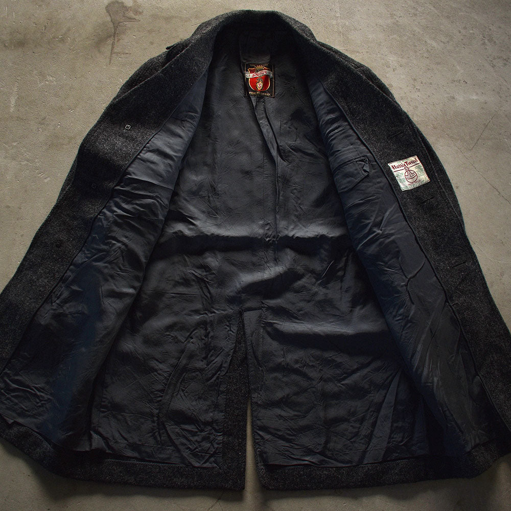 90’s HARRIS TWEED ロング ウールチェスターコート 230113