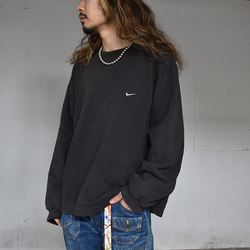 90’s NIKE small swoosh 刺繍ロゴ スウェット 250326