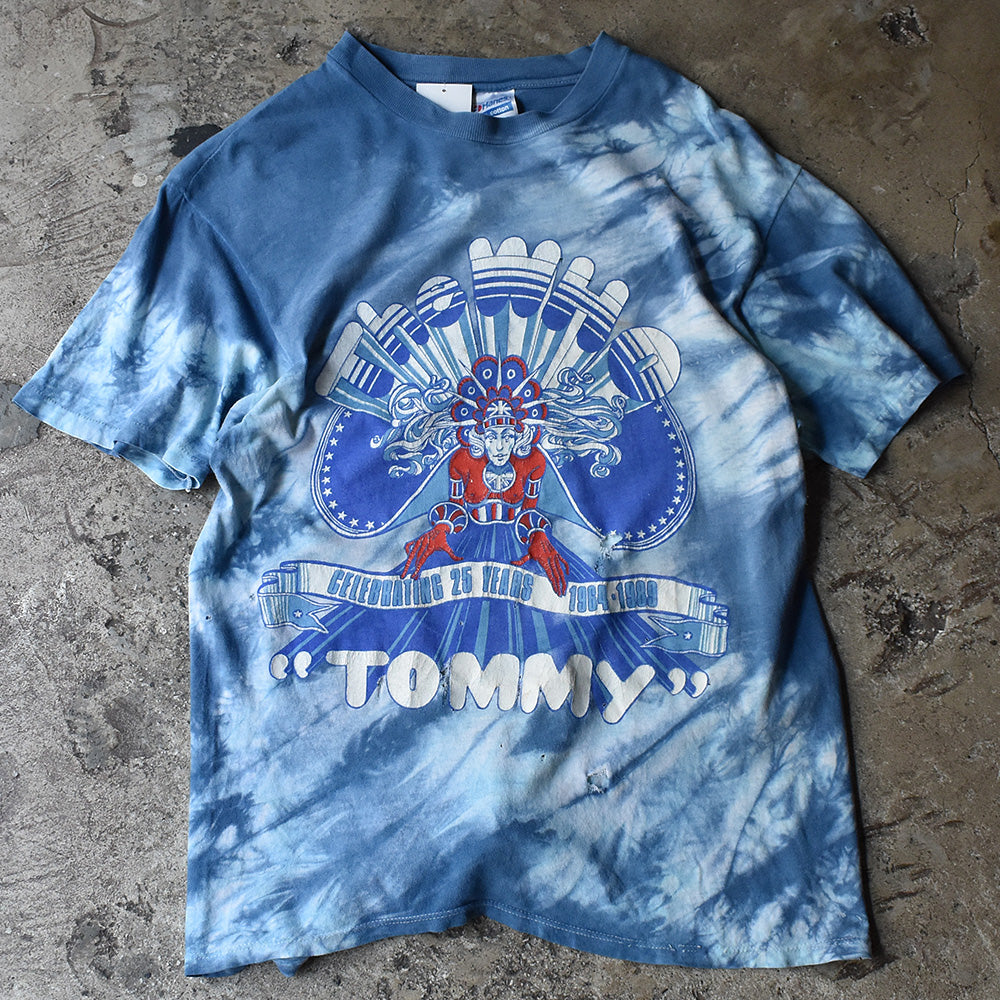 80's　The Who "TOMMY" Celebrating 25 years タイダイTee　220607H