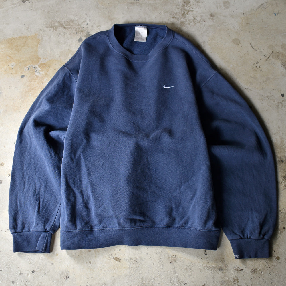 Y2K NIKE small swoosh! ロゴ刺繍 スウェット 221010