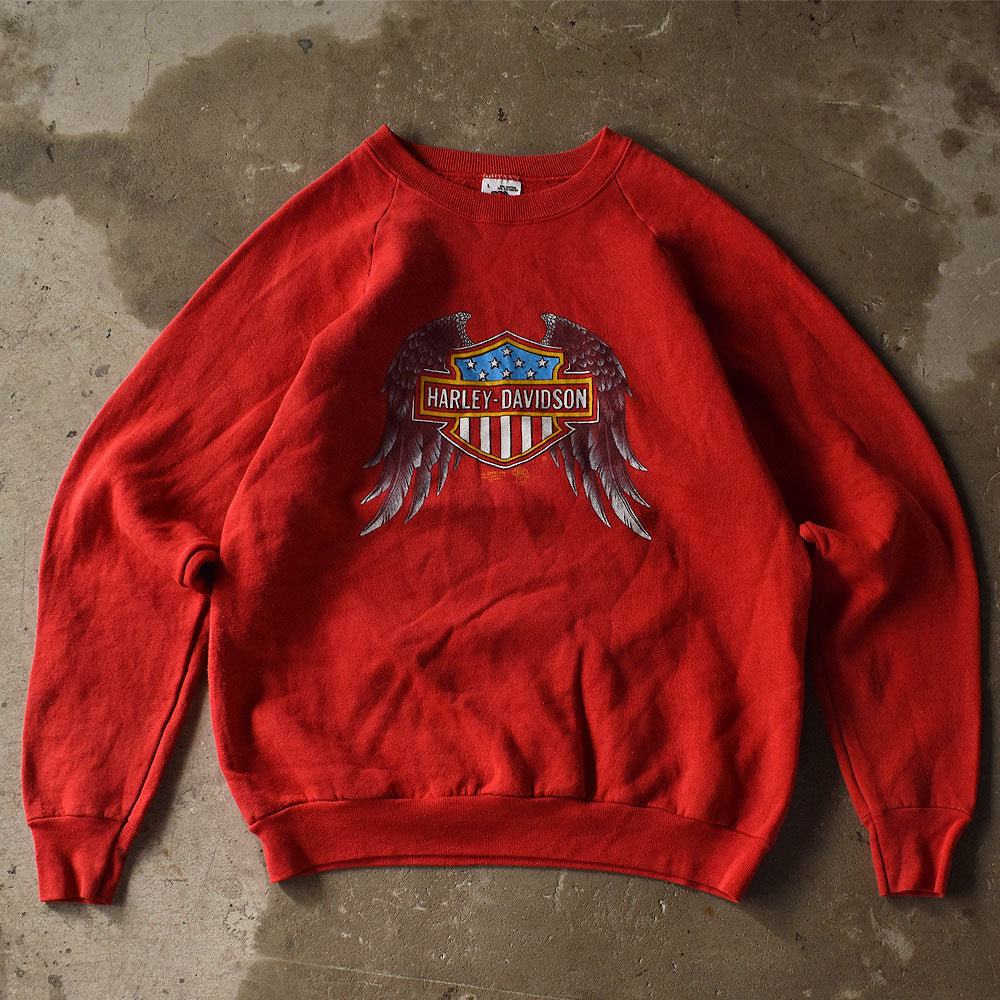 80’s Harley-Davidson 両面プリント スウェット USA製 230307H