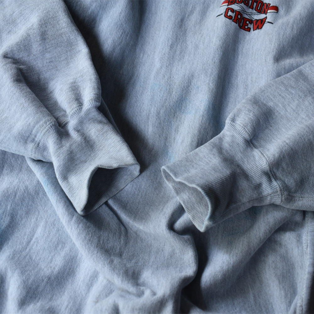 90's Champion/チャンピオン "BOSTON CREW" 両面プリント! RWスウェット 220821