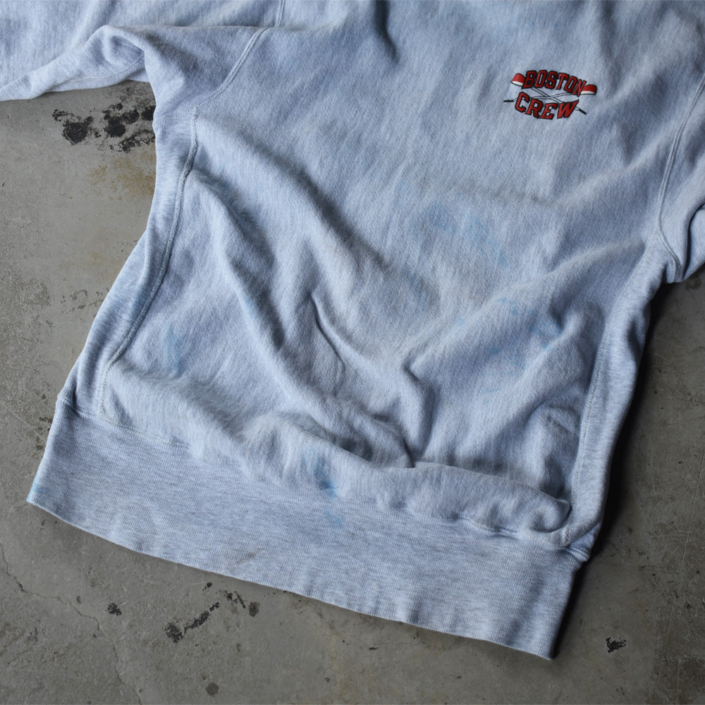 90's Champion/チャンピオン "BOSTON CREW" 両面プリント! RWスウェット 220821