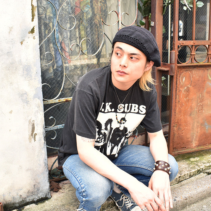 80's U.K.SUBS "TEXAS RADIO TOUR 89" ロック Tシャツ 210818