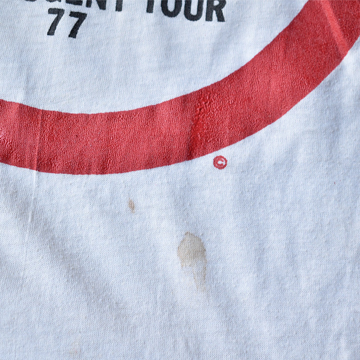 70's Ted Nugent "77 TNT TOUR" ロック Tシャツ 210818