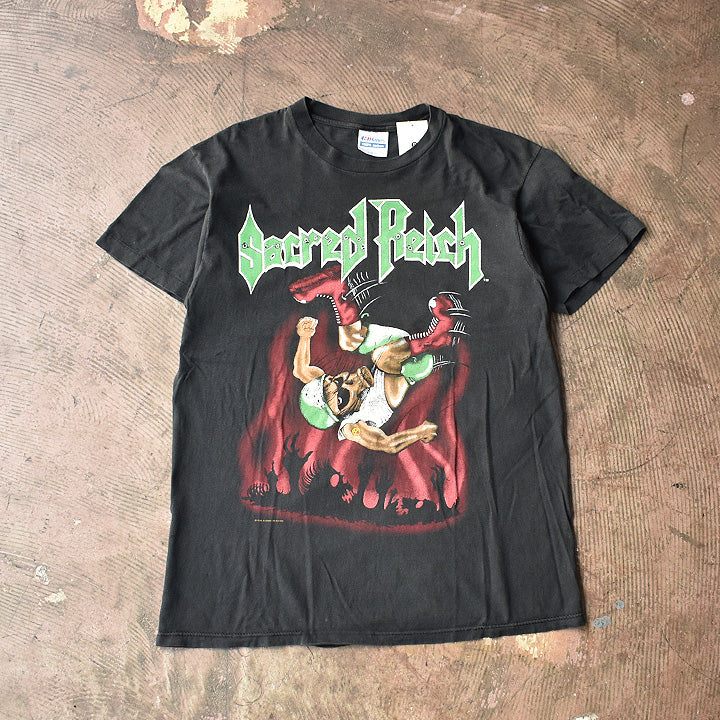 90's Sacred Reich "Love...Hate" ワールドツアー ロック Tシャツ 210818
