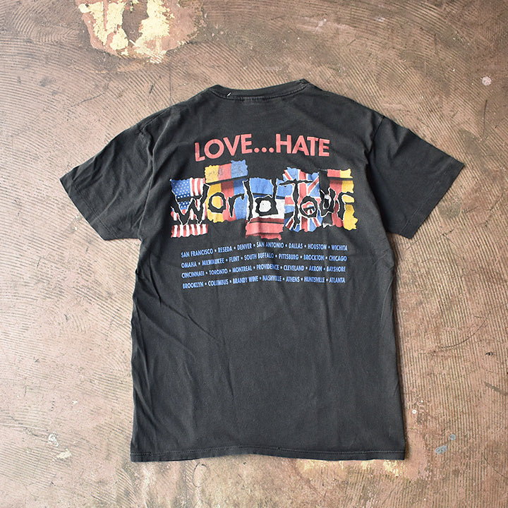 90's Sacred Reich "Love...Hate" ワールドツアー ロック Tシャツ 210818