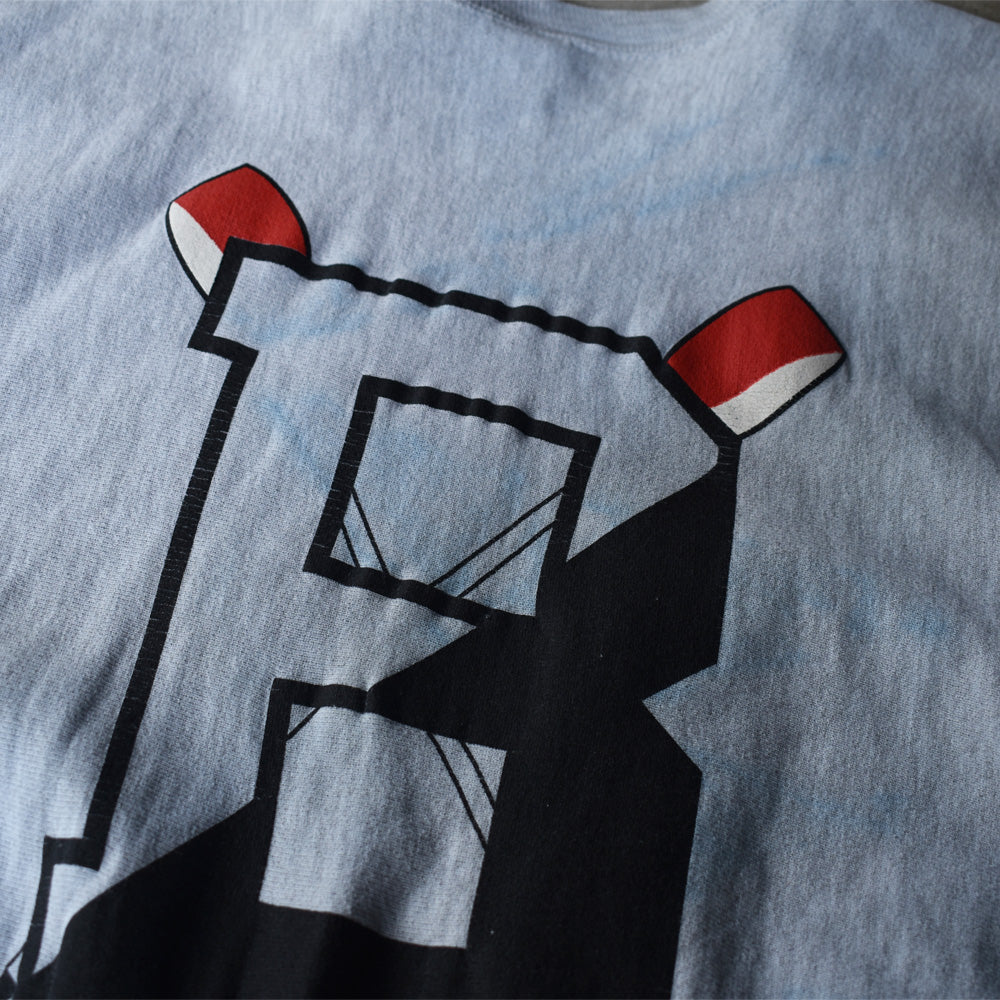 90's Champion/チャンピオン "BOSTON CREW" 両面プリント! RWスウェット 220821