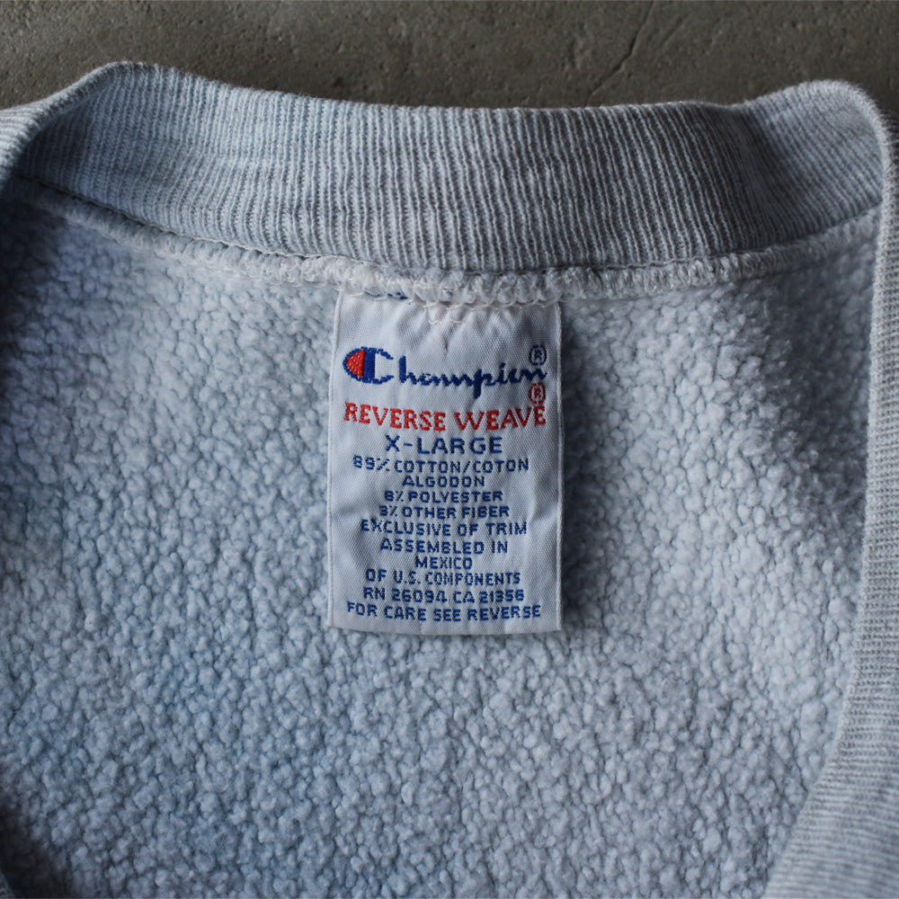 90's Champion/チャンピオン "BOSTON CREW" 両面プリント! RWスウェット 220821