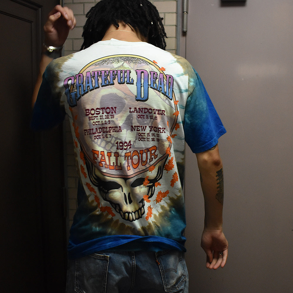 Y2K LIQUID BLUE Grateful Dead/グレイトフル・デッド "1994 FALL TOUR" タイダイTee 220814H