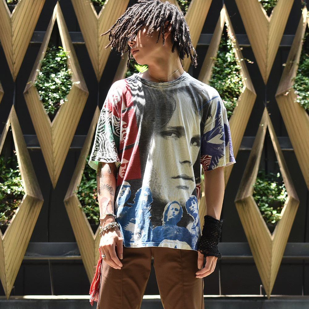 90's MOSQUITOHEAD "Jim Morrison" AOP! ロック Tシャツ 220730H