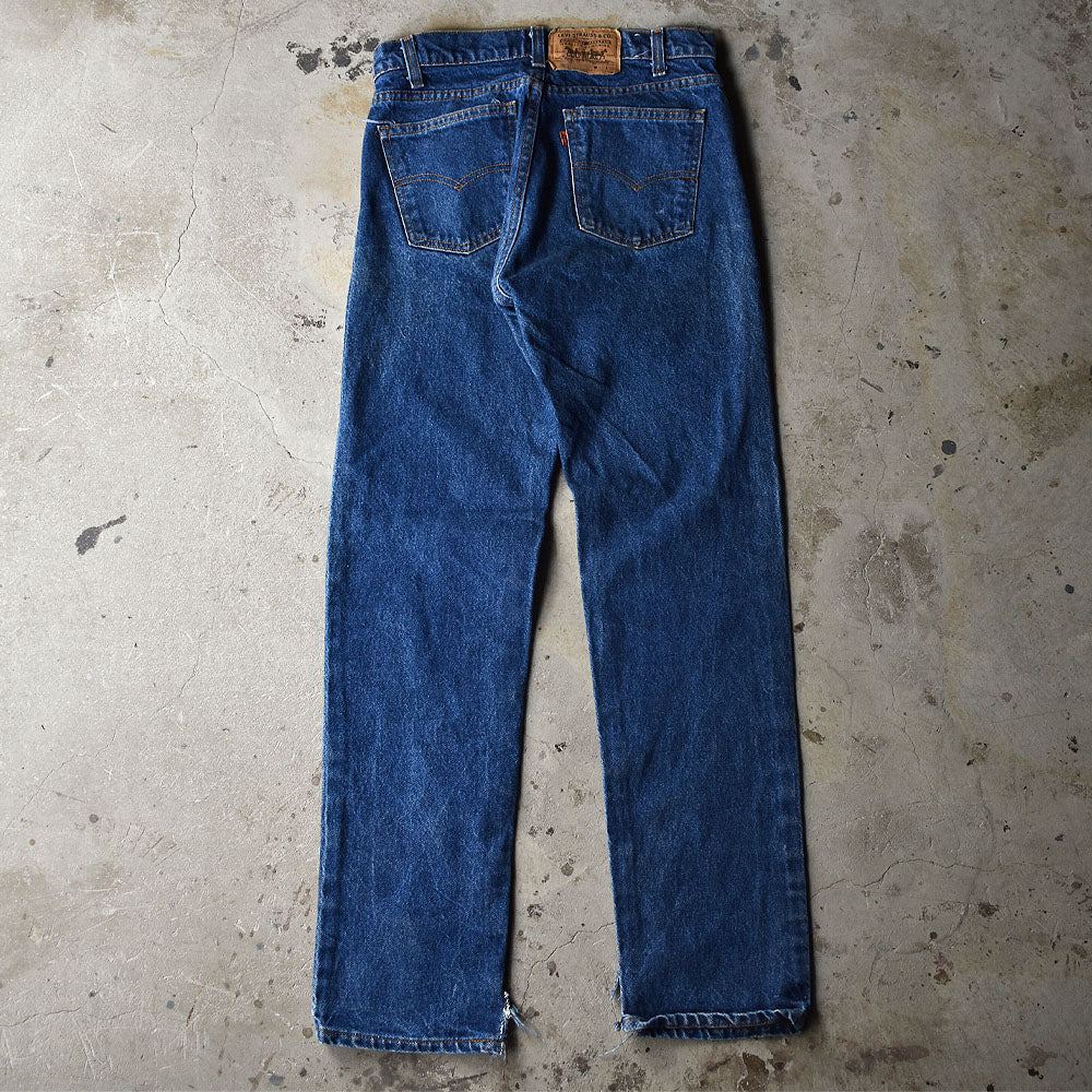 80’s 濃紺! Levi's 505 オレンジタブ ストレート デニムパンツ USA製 230101H