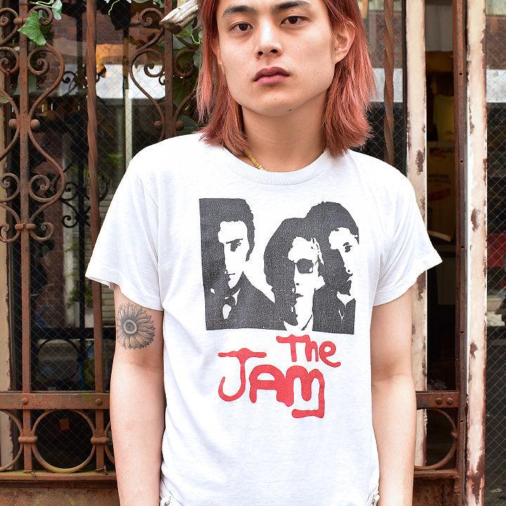 70's-80's The Jam 初期ロゴ ロック Tシャツ 210928H