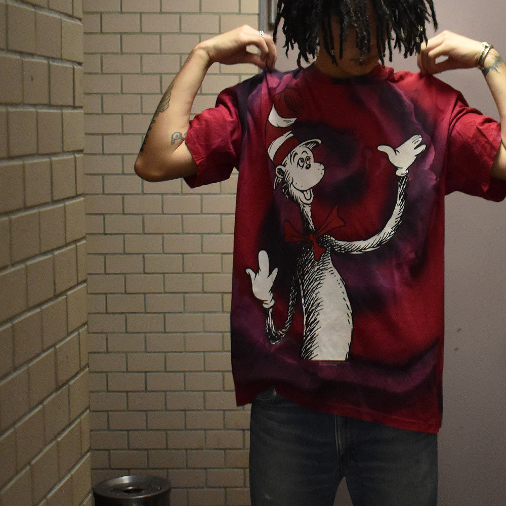 90's Dr. Seuss ”The Cat in the Hat” タイダイ Tシャツ USA製 220814H