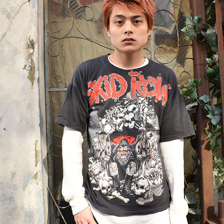 90's SKID ROW/スキッド・ロウ "SLAVE TO THE GRIND" Tシャツ コピーライト入り 211229