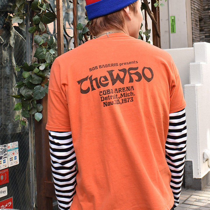 70's The Who "Fallout Shelter" ロック Tシャツ 220105H