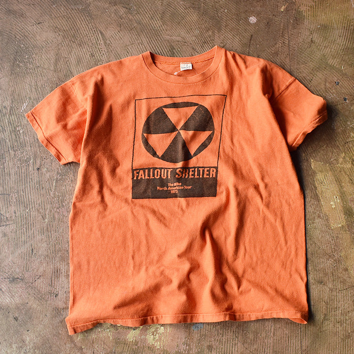 70's The Who "Fallout Shelter" ロック Tシャツ 220105H