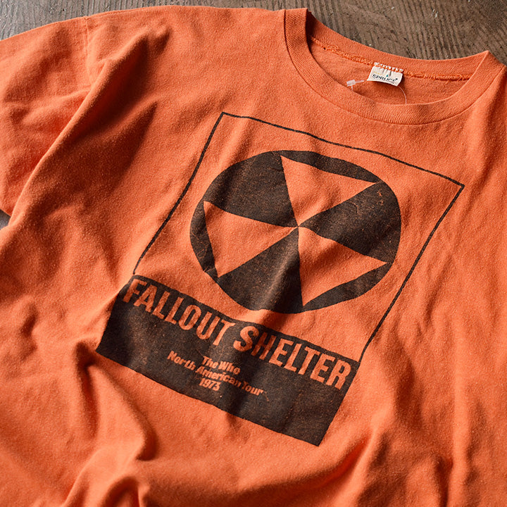 70's The Who "Fallout Shelter" ロック Tシャツ 220105H