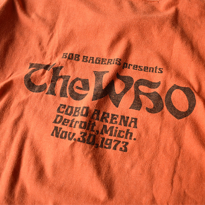 70's The Who "Fallout Shelter" ロック Tシャツ 220105H