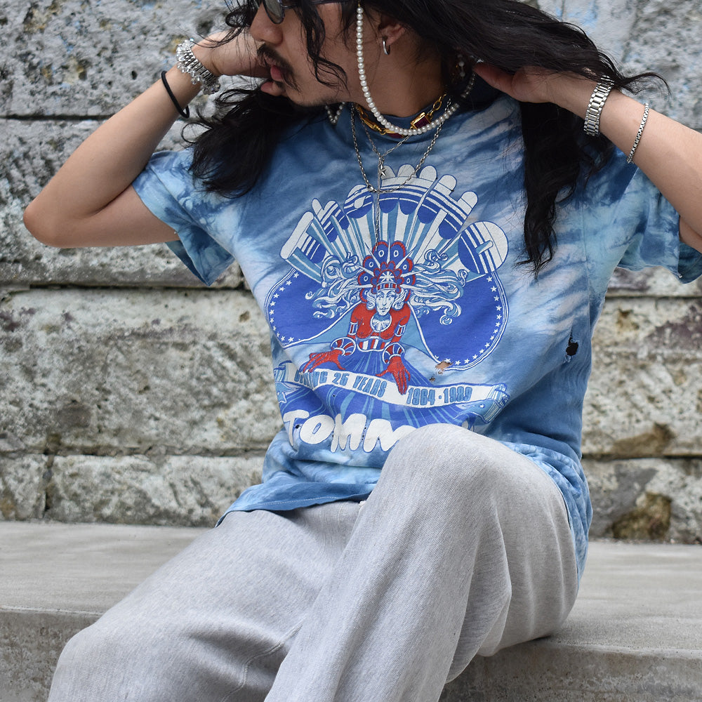 80's The Who "TOMMY" Celebrating 25 years タイダイ ロック Tシャツ 220607H