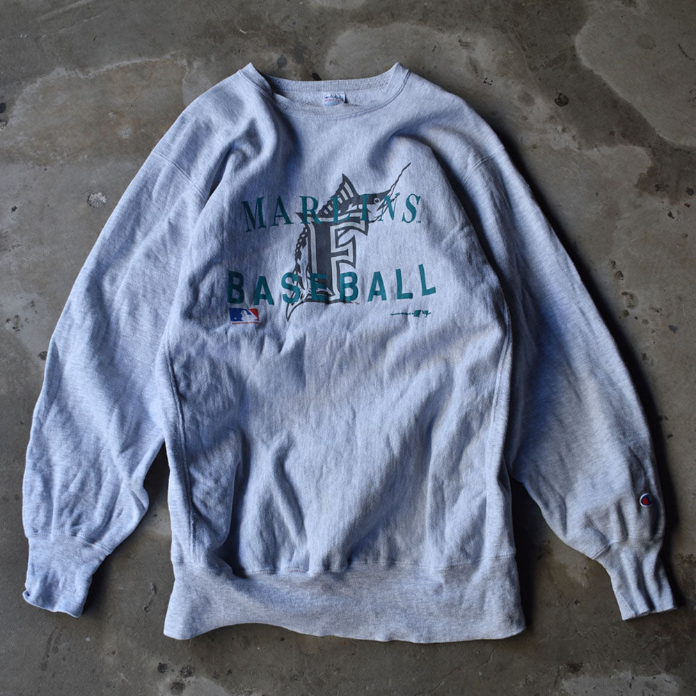 90’s Champion “MLB Marlins” RWスウェット USA製 230213
