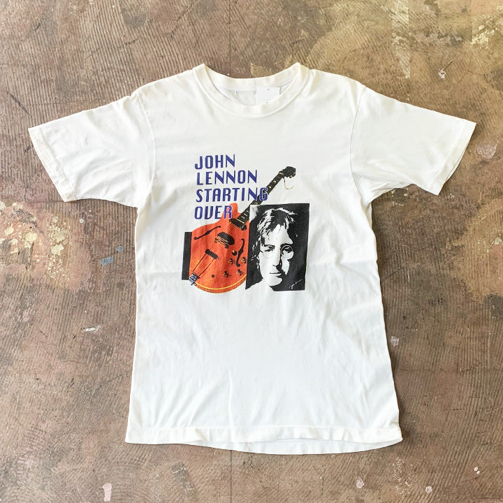 80's　John Lennon/ジョン・レノン STARTING OVER Tシャツ　