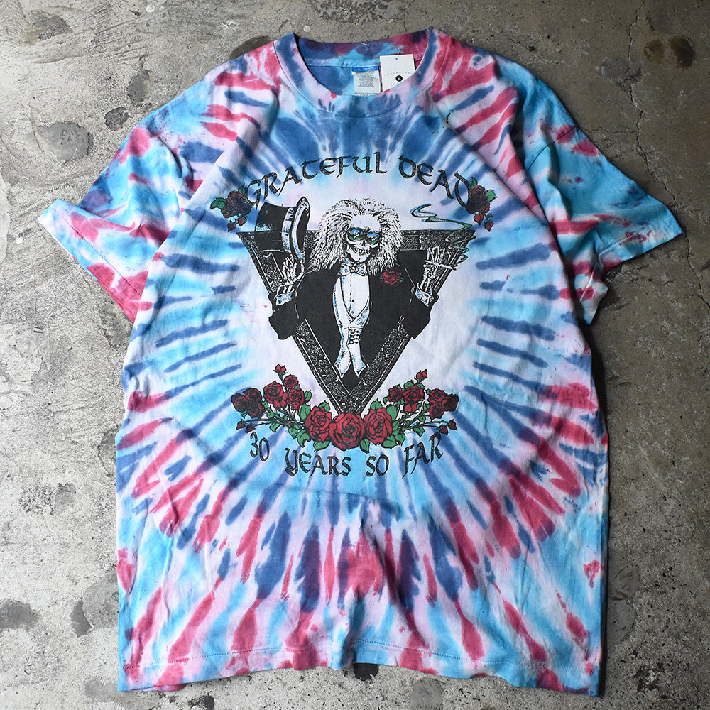 90's Grateful Dead "30周年 TRUCKIN' SUMMER 1995 TOUR" タイダイTシャツ 220718H