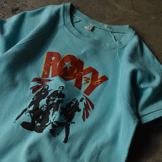 ロキシー・ミュージック メンバープリント ラグランスリーブTシャツ 70年代 ミント ユーロ製 ヴィンテージ