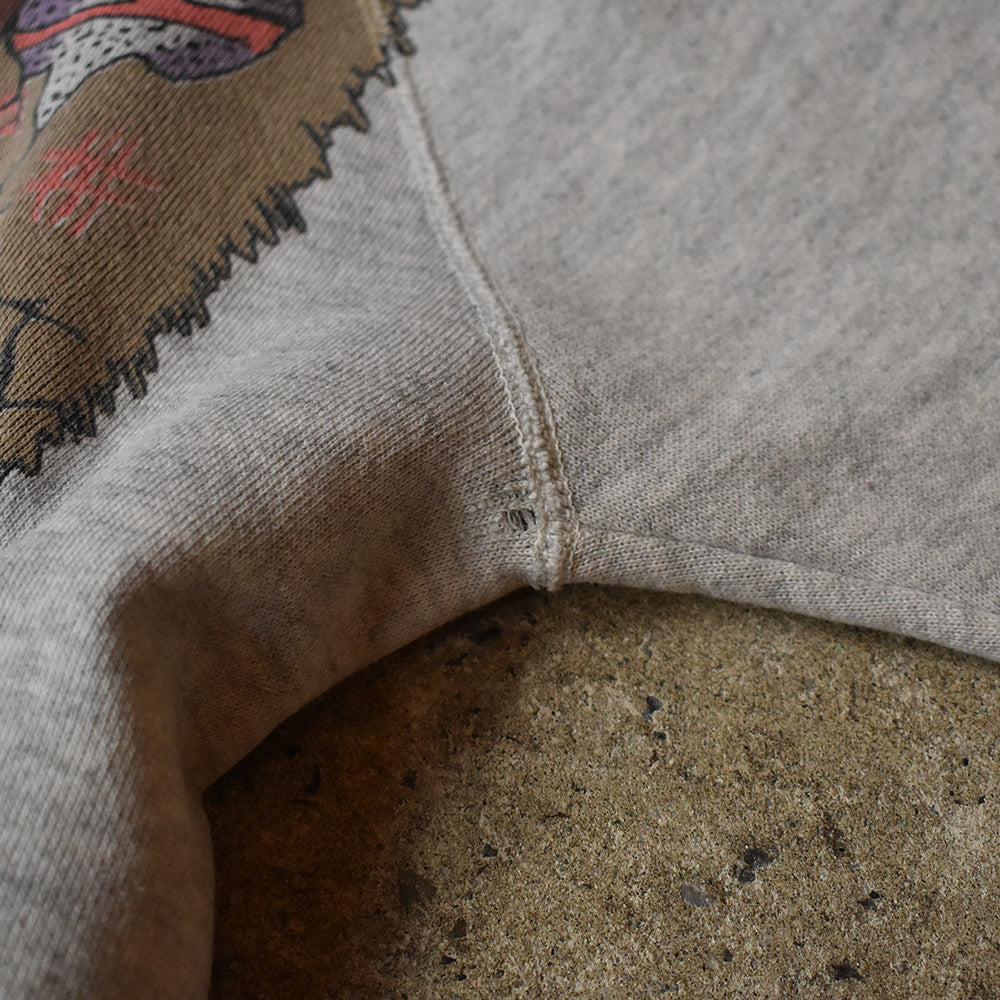 90's Looney Tunes/ルーニー・テューンズ "タズマニアンデビル" AOP スウェット USA製 221218