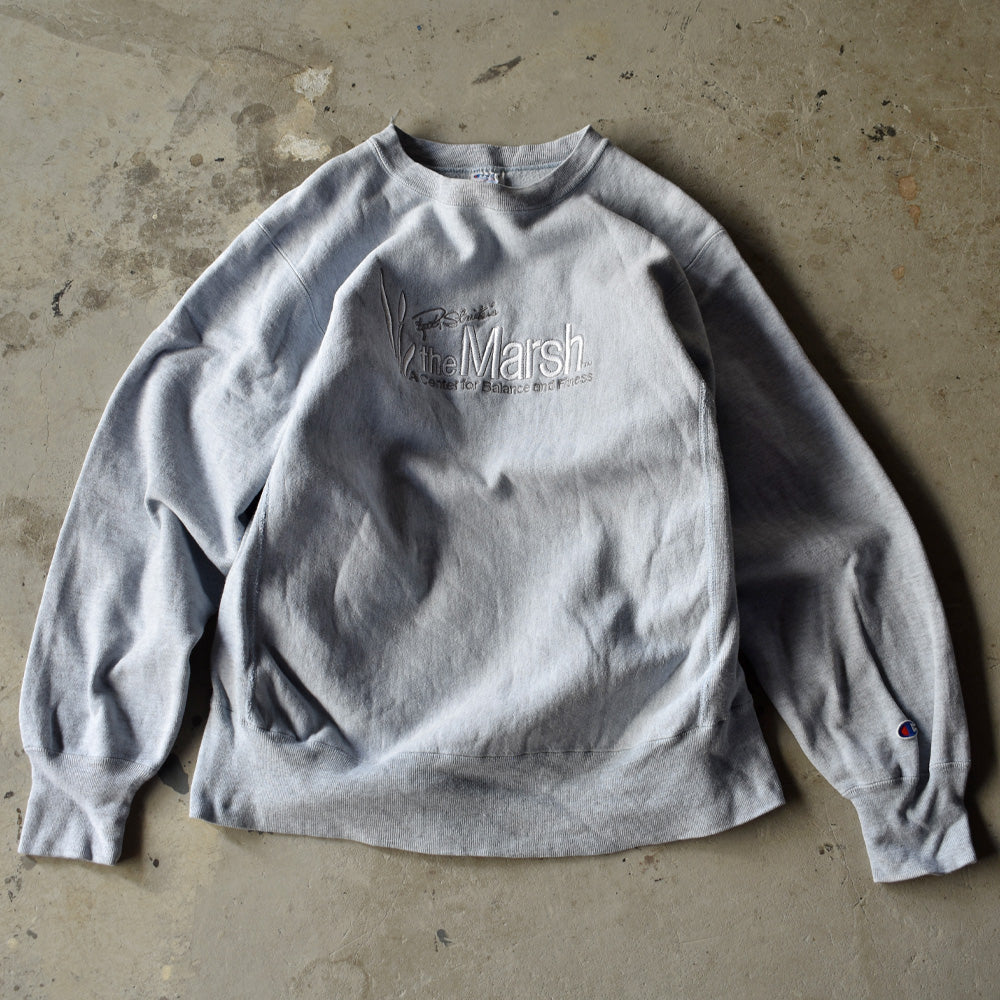 80's Champion/チャンピオン "The Marsh" 刺繍ロゴ RWスウェット USA製 221114