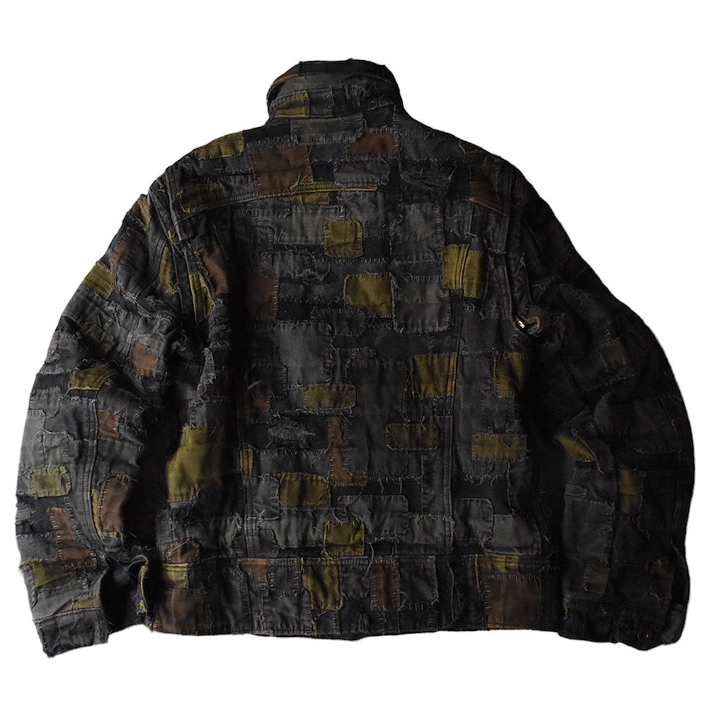 blackmeans "Boro" ツギハギ トラッカージャケット 945-77TJ354-1 230314H