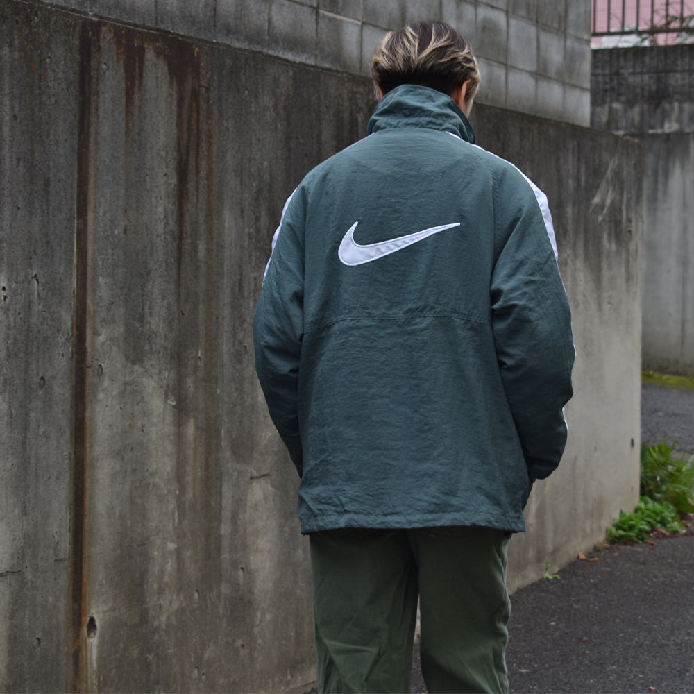 90’s NIKE/ナイキ logo刺繍 ライナー付き ナイロンジャケット 221201
