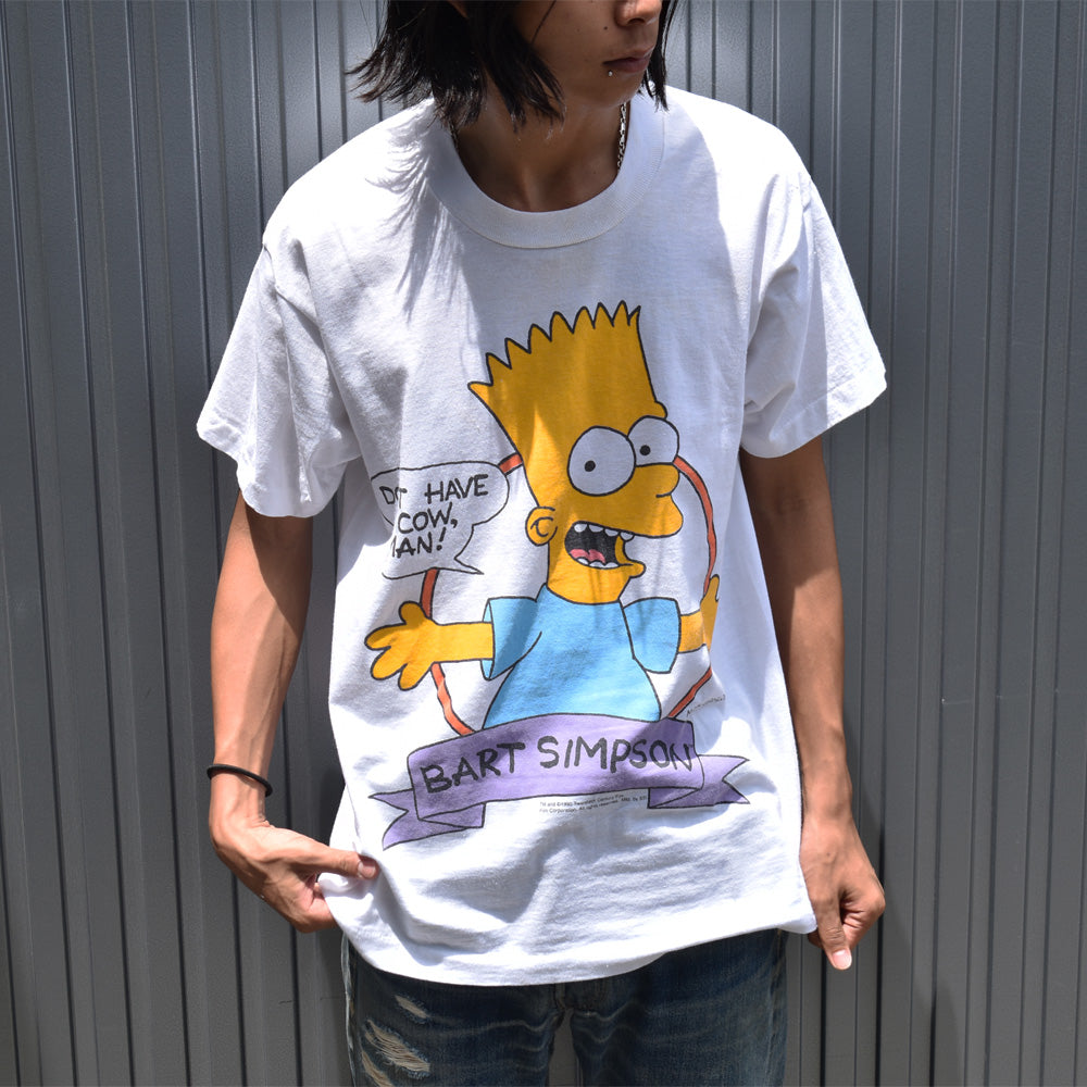 90’s SCREEN STARS “The Simpsons / BART” キャラクター Tシャツ USA製 250427