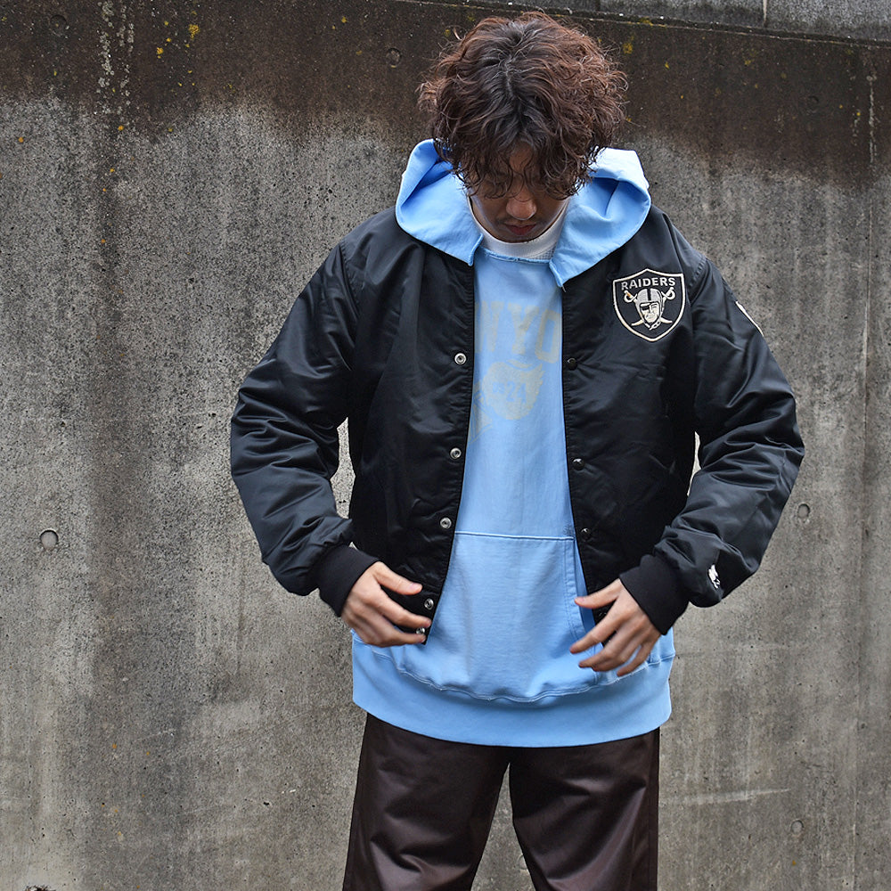 90’s STARTER "NFL Raiders" ナイロン アワードジャケット USA製 230330H